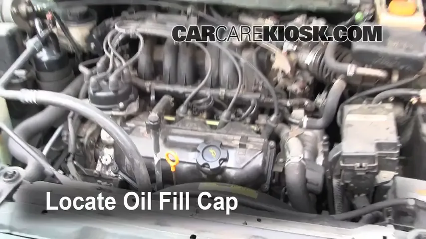 1999 Nissan Quest GXE 3.3L V6 Oil Add Oil